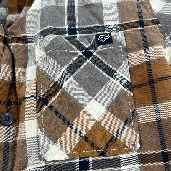 Fox Brown Shirt Button Down Shirt Women’s Small Long Sleeve 100% Cotton - Picture 2 of 8